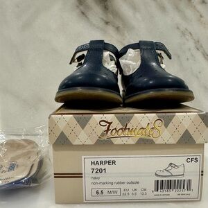 FootMates Harper Navy Blue Dress Shoes